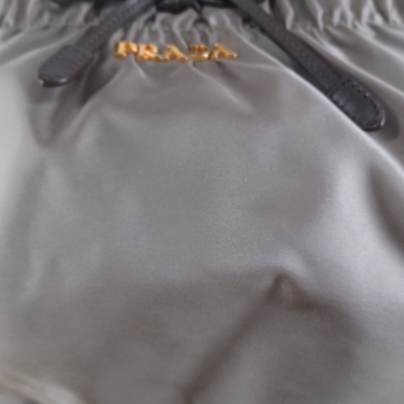 Prada Gray/KHAKI Nylon Full set bag - Picture 4 of 16